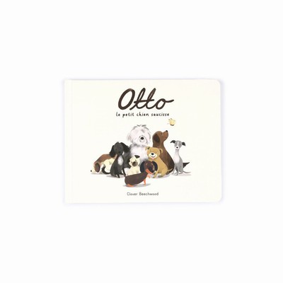 Jellycat Otto Le Petit Chien Saucisse Livre Libros | PYOA-38204